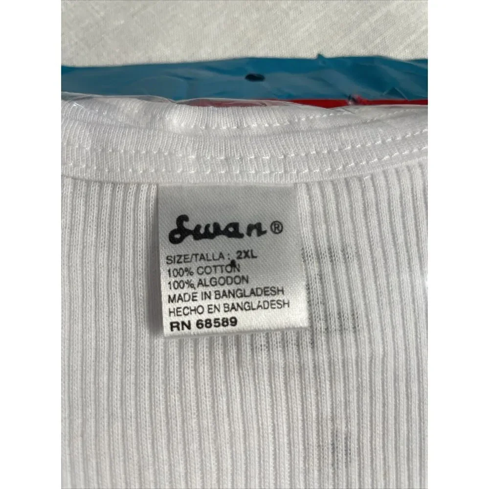 3‎ Pack Men 100% Premium Soft Cotton Tank Top Undershirts A Shirts Inner Wear
